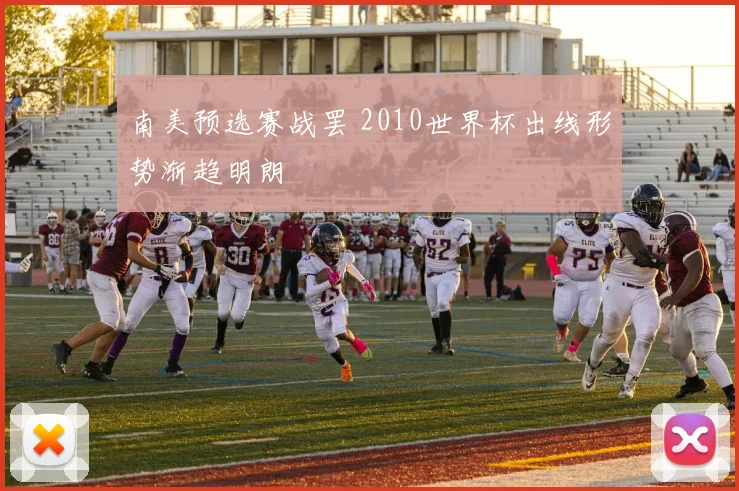 南美预选赛战罢 2010世界杯出线形势渐趋明朗